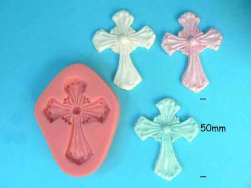 Cross Silicone Mould - Click Image to Close